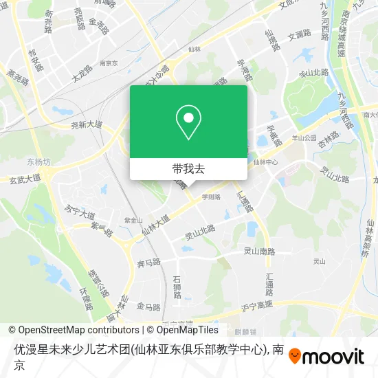 优漫星未来少儿艺术团(仙林亚东俱乐部教学中心)地图