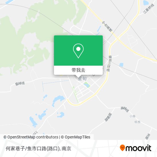 何家巷子/鱼市口路(路口)地图