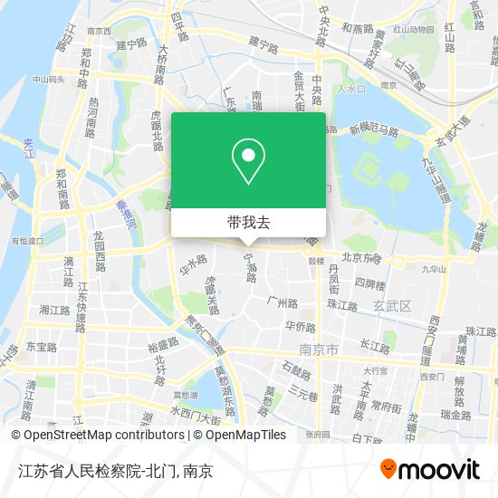 江苏省人民检察院-北门地图
