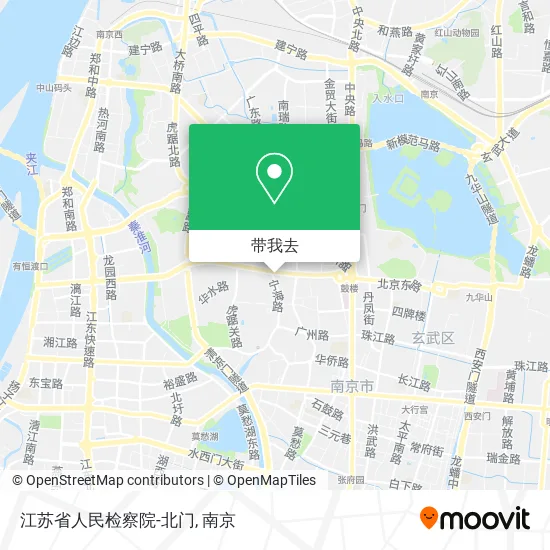江苏省人民检察院-北门地图