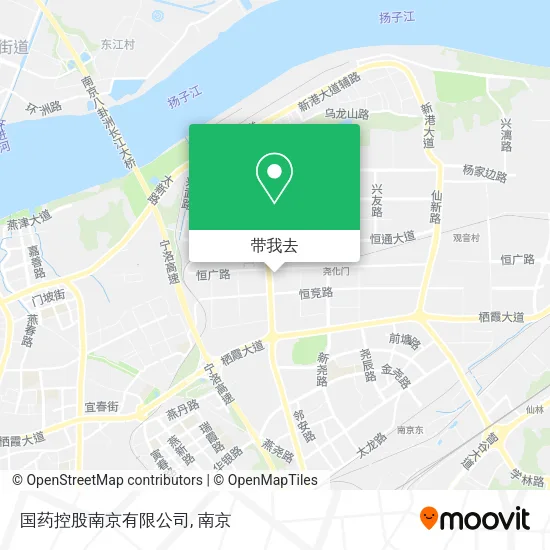 国药控股南京有限公司地图