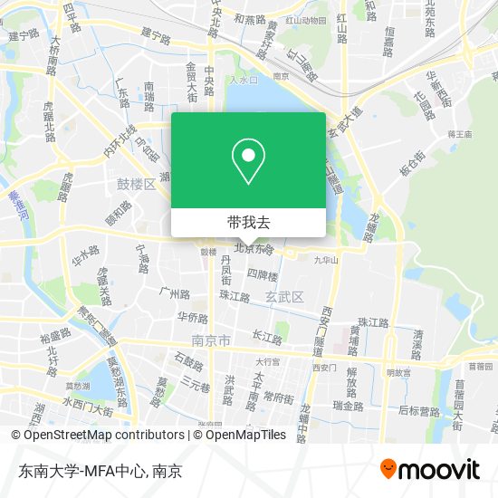 东南大学-MFA中心地图