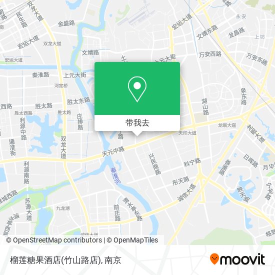 榴莲糖果酒店(竹山路店)地图
