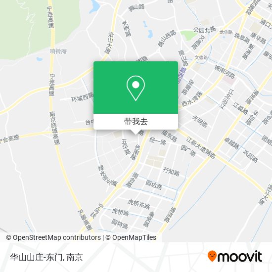 华山山庄-东门地图