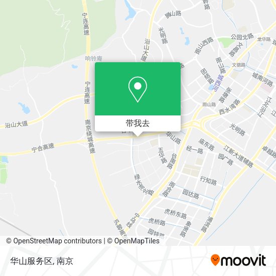 华山服务区地图
