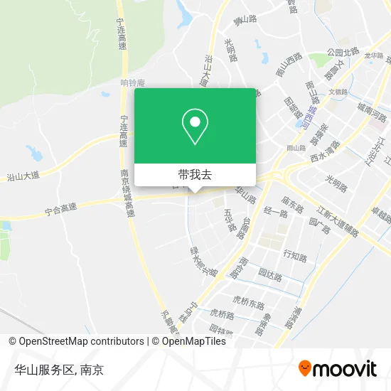 华山服务区地图