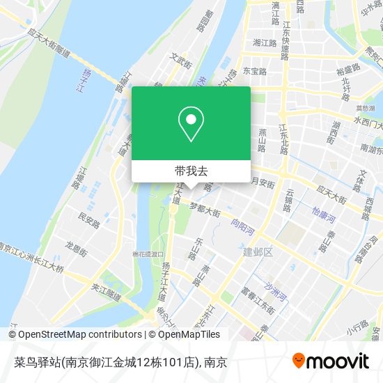 菜鸟驿站(南京御江金城12栋101店)地图