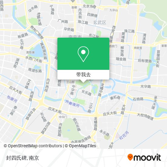封四氏碑地图
