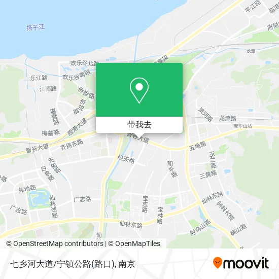 七乡河大道/宁镇公路(路口)地图