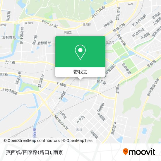 燕西线/四季路(路口)地图