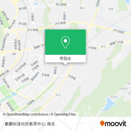 麒麟街道社区教育中心地图