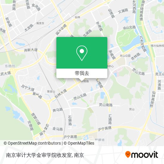 南京审计大学金审学院收发室地图