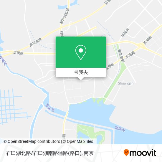 石臼湖北路/石臼湖南路辅路(路口)地图