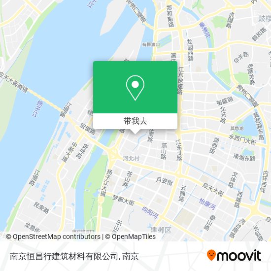 南京恒昌行建筑材料有限公司地图