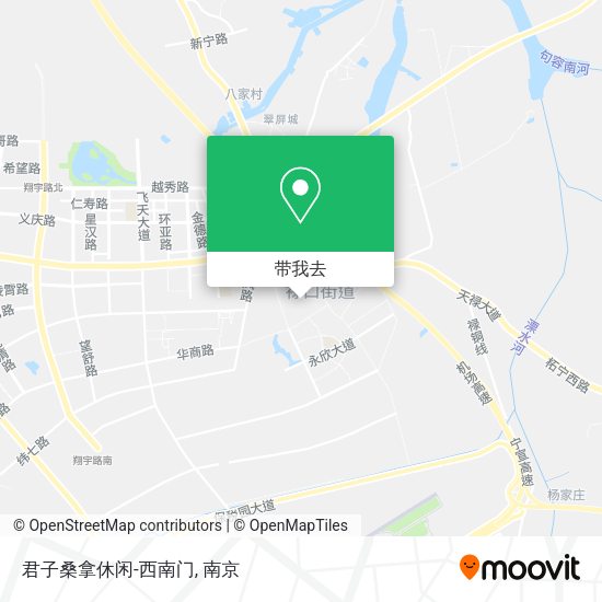 君子桑拿休闲-西南门地图