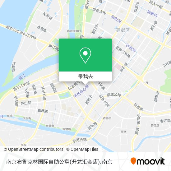 南京布鲁克林国际自助公寓(升龙汇金店)地图