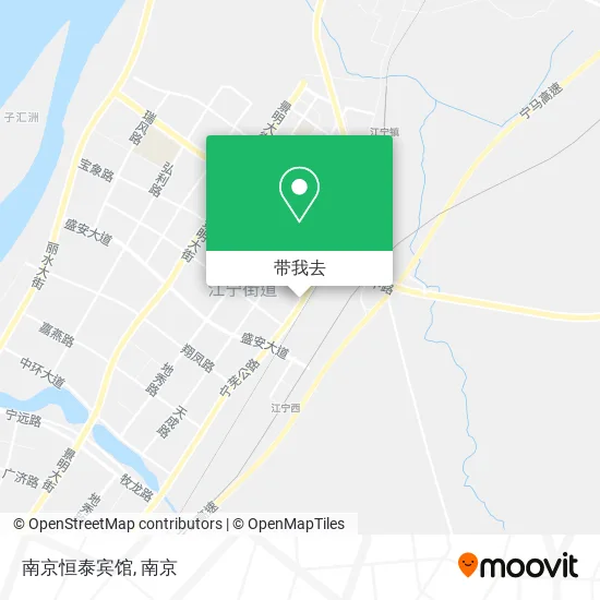 南京恒泰宾馆地图