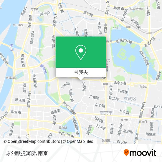 原刘献捷寓所地图