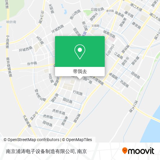 南京浦涛电子设备制造有限公司地图