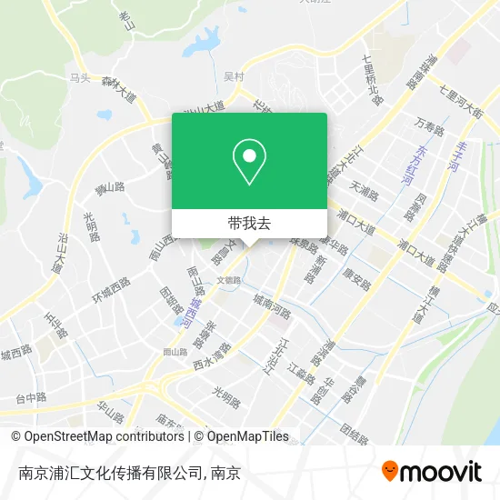 南京浦汇文化传播有限公司地图