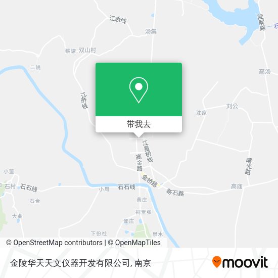 金陵华天天文仪器开发有限公司地图