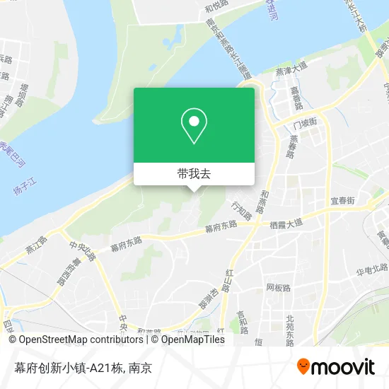 幕府创新小镇-A21栋地图