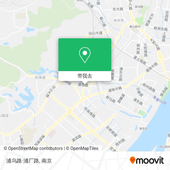 浦乌路·浦厂路地图