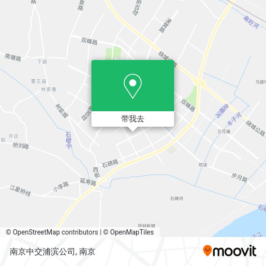 南京中交浦滨公司地图