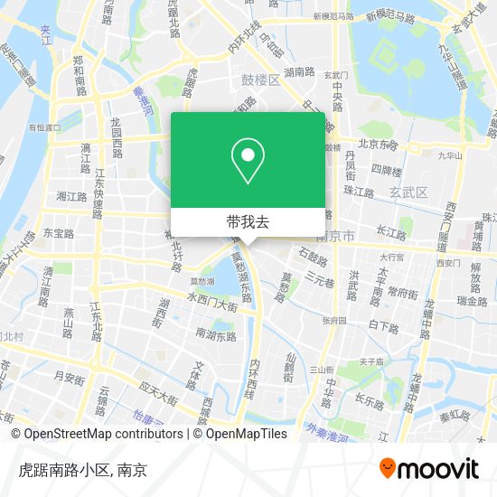 虎踞南路小区地图