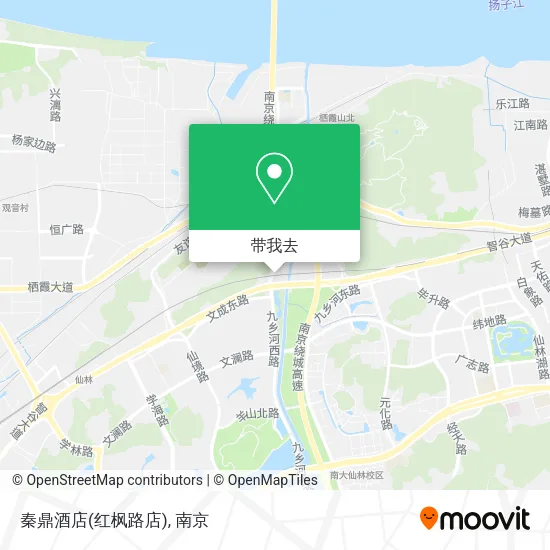 秦鼎酒店(红枫路店)地图