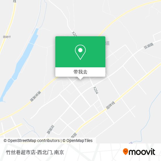 竹丝巷超市店-西北门地图