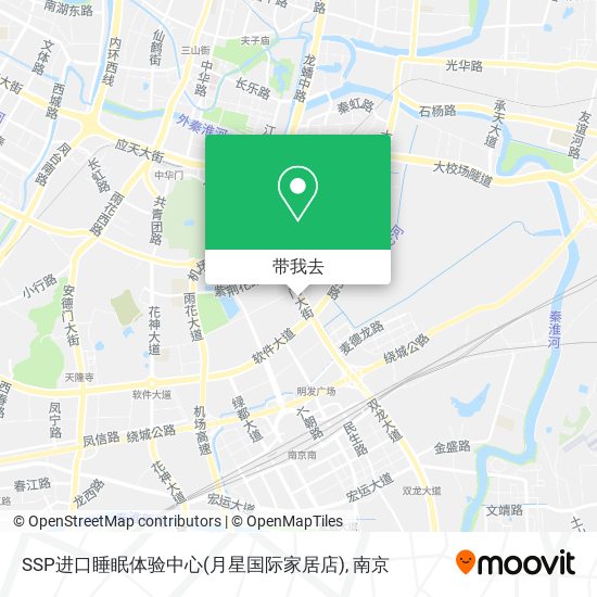 SSP进口睡眠体验中心(月星国际家居店)地图