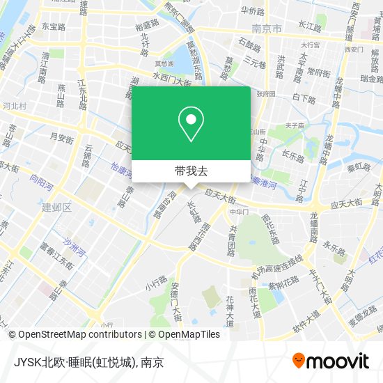 JYSK北欧·睡眠(虹悦城)地图