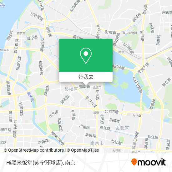 Hi黑米饭堂(苏宁环球店)地图
