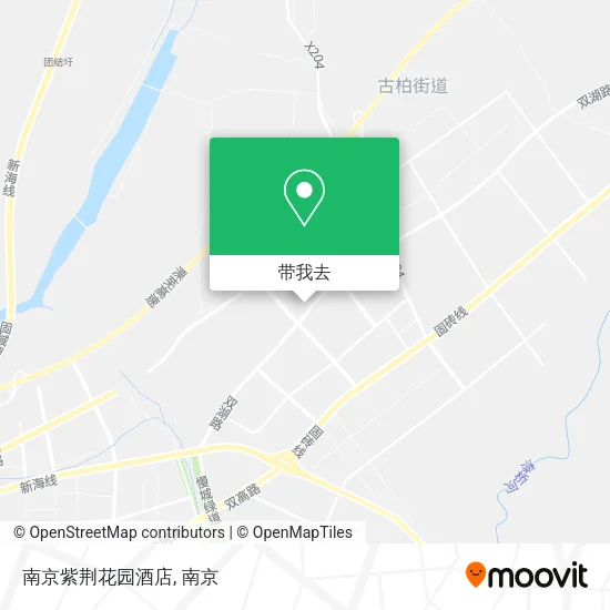 南京紫荆花园酒店地图