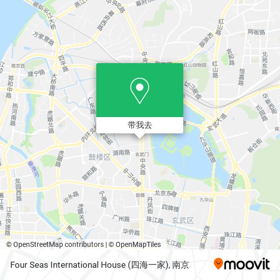 Four Seas International House (四海一家)地图