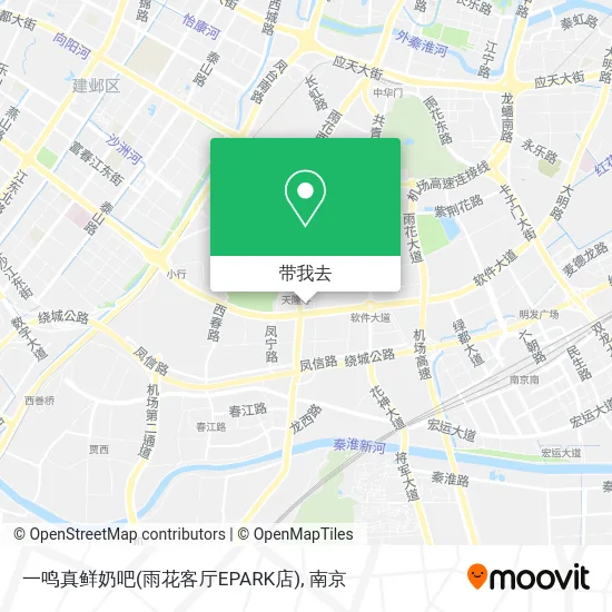 一鸣真鲜奶吧(雨花客厅EPARK店)地图