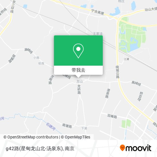g42路(星甸龙山北-汤泉东)地图