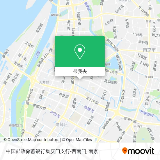 中国邮政储蓄银行集庆门支行-西南门地图