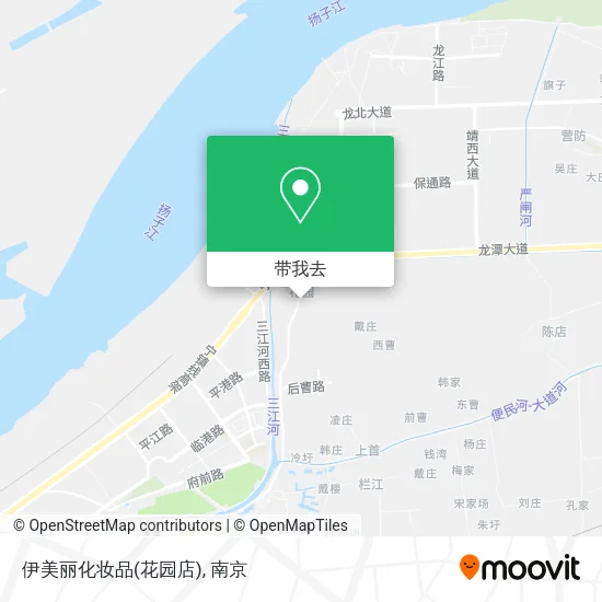伊美丽化妆品(花园店)地图