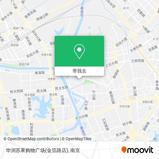 华润苏果购物广场(金箔路店)地图