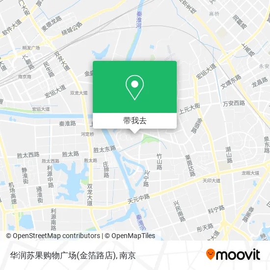 华润苏果购物广场(金箔路店)地图