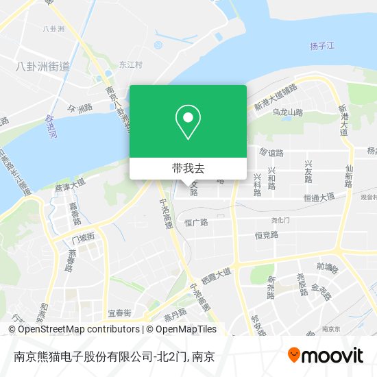 南京熊猫电子股份有限公司-北2门地图