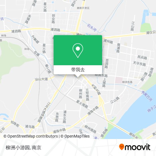 柳洲小游园地图