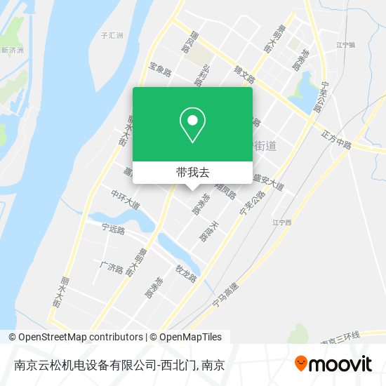 南京云松机电设备有限公司-西北门地图