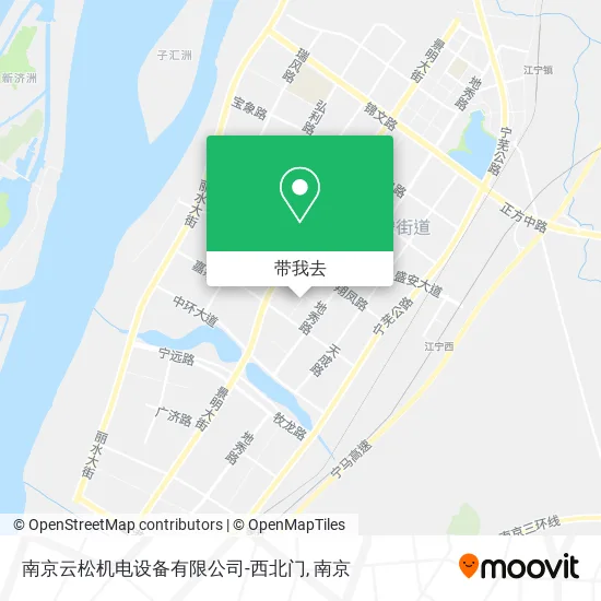 南京云松机电设备有限公司-西北门地图
