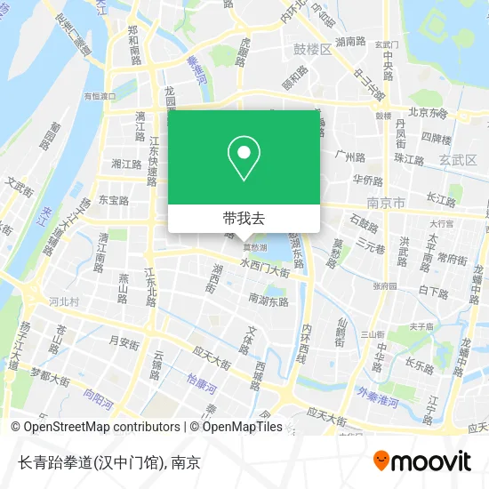长青跆拳道(汉中门馆)地图