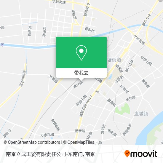 南京立成工贸有限责任公司-东南门地图