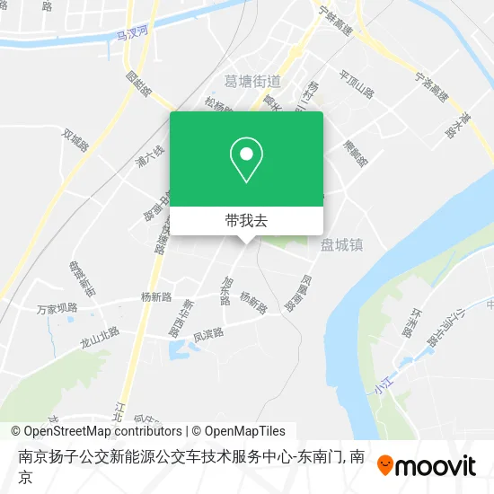 南京扬子公交新能源公交车技术服务中心-东南门地图