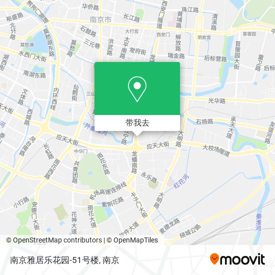 南京雅居乐花园-51号楼地图